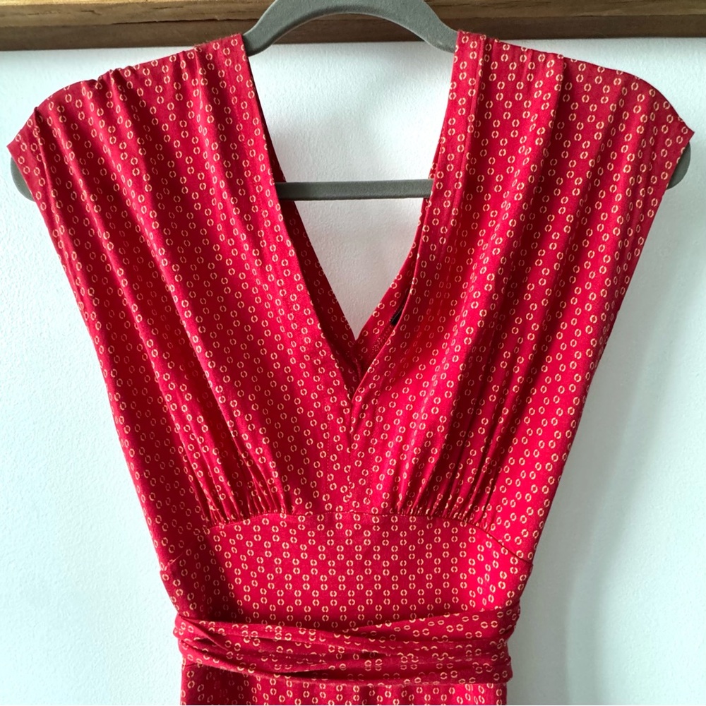 Banana Republic Red Backless Dress